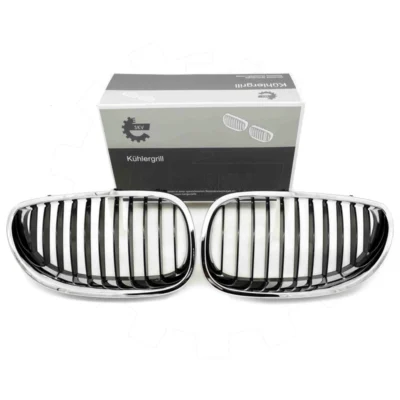 BMW E60 (2002-2010) grilli (kromi:musta)
