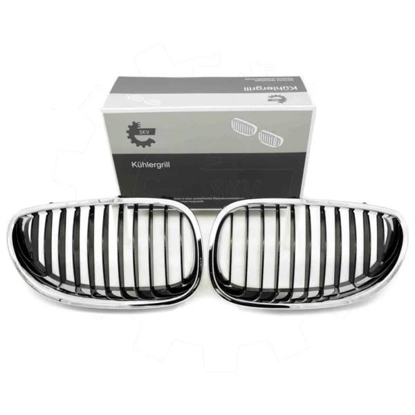 BMW E60 (2002-2010) grilli (kromi:musta)